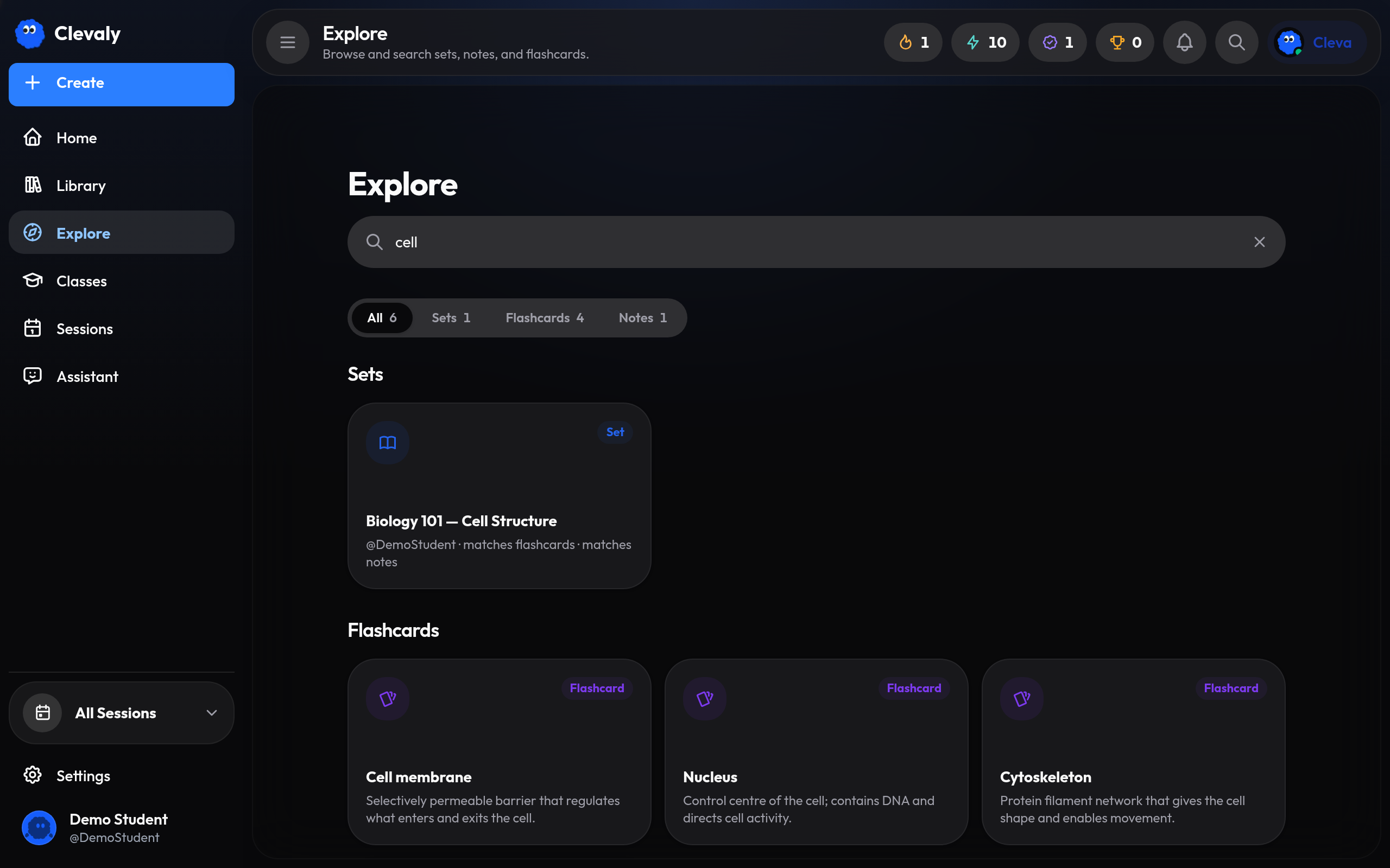 Search in Clevaly on the web